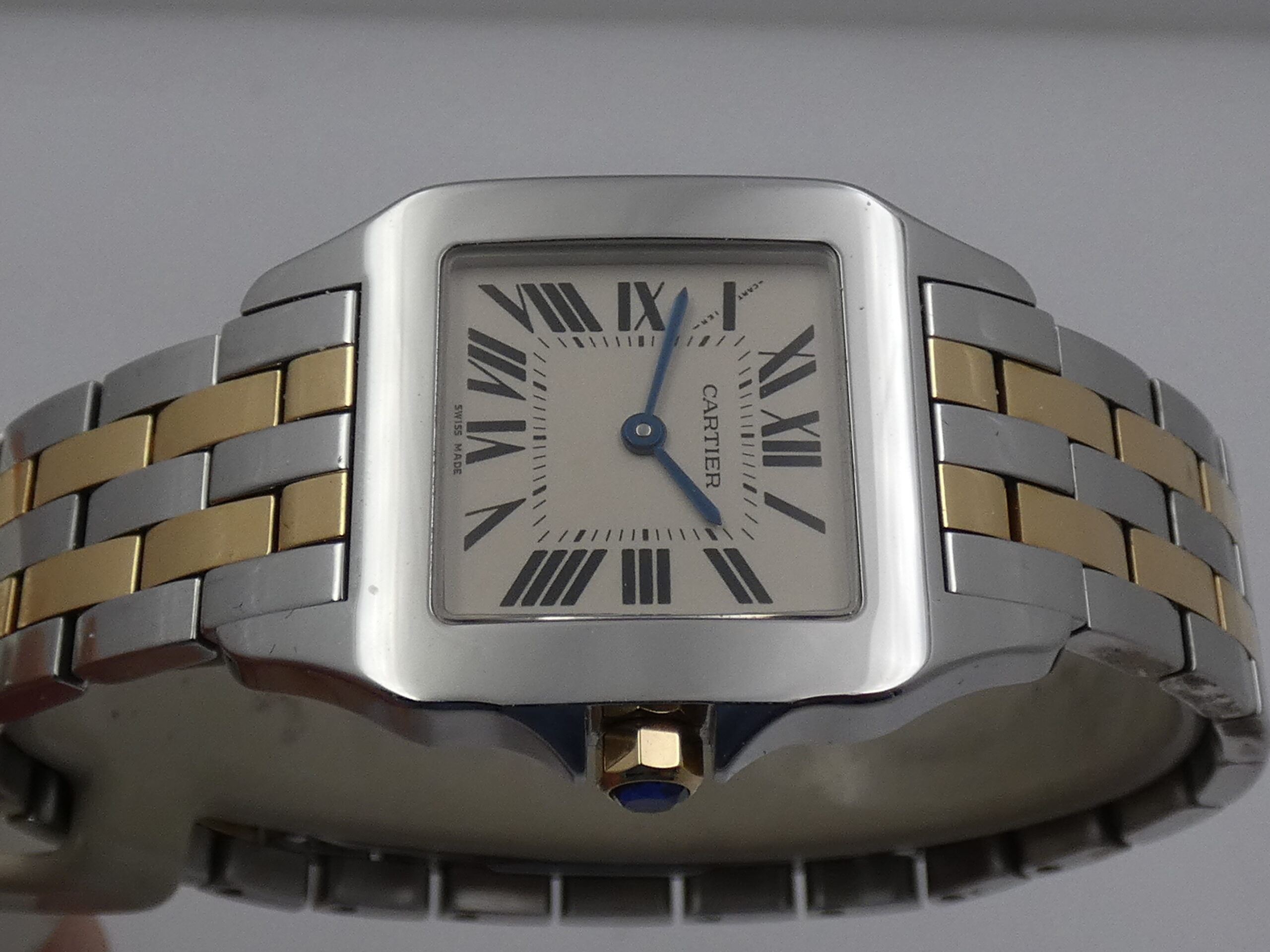 Cartier Santos Demoiselle 26mm BOX&PAPERS Acciaio&Oro 18Kt ANNO 2017 For Ladies 2701 - W25067Z6 TOP CONDITION Wonderful !!! - immagine 4