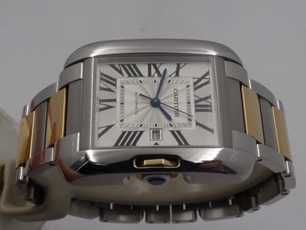 Cartier Tank Anglaise BOX&PAPERS Automatico Acciaio & Oro 18Kt TOP CONDITION Anno 2016 W5310047-3511