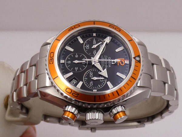 Cronografo Co-Axial Omega Seamaster Planet Ocean LIKE NEW BOX&PAPERS Automatico Acciaio For Ladies Ref. 222.30.38.50.01.002