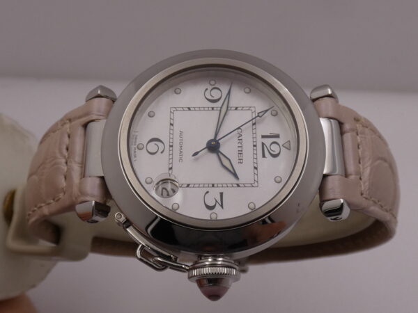 Cartier Pasha C Lady 2324 MOP DIAL Automatico WITH PAPERS Anno 2003 TOP CONDITION W3106499 Acciaio