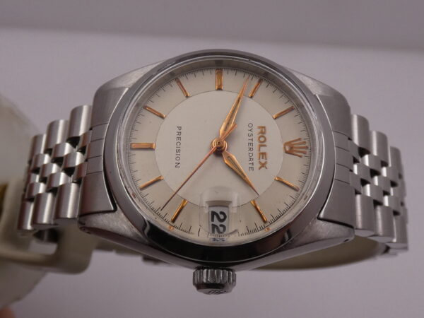Rolex Oysterdate Precision 30mm 6466 Jubilee ANNO 1962 Carica Manuale Acciaio Vintage