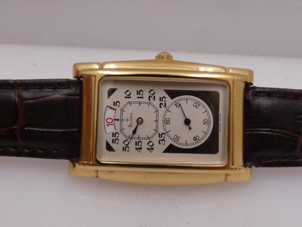 Bulova Saltarello Jumping Hours DA1322 TOP CONDITION 18Kt G.F. BOX&PAPERS '1990s Manuale
