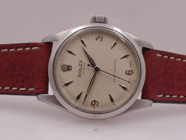 Rolex Oyster Shock-Resisting 6244 Honeycomb Dial ANNO 1953 Carica Manuale Acciaio