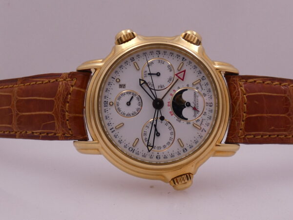 Jaeger-LeCoultre Grand Reveil Perpetual Calendar Moonphases 180.1.99 Oro Massiccio 18Kt NEVER POLISHED BOX&PAPERS Automatico ANNO 1994