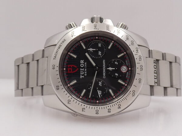 Cronografo Tudor Sport 20300 BOX&PAPERS Automatico ANNO 2008 Black Dial Braccialato Acciaio