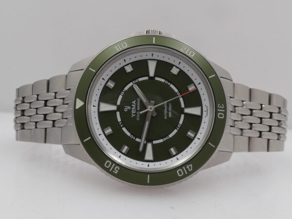 Yema Sous Marine VERDE LIKE NEW BOX&PAPERS Marzo 2024 Automatico Acciaio Braccialato YSMA23Z-ZMS
