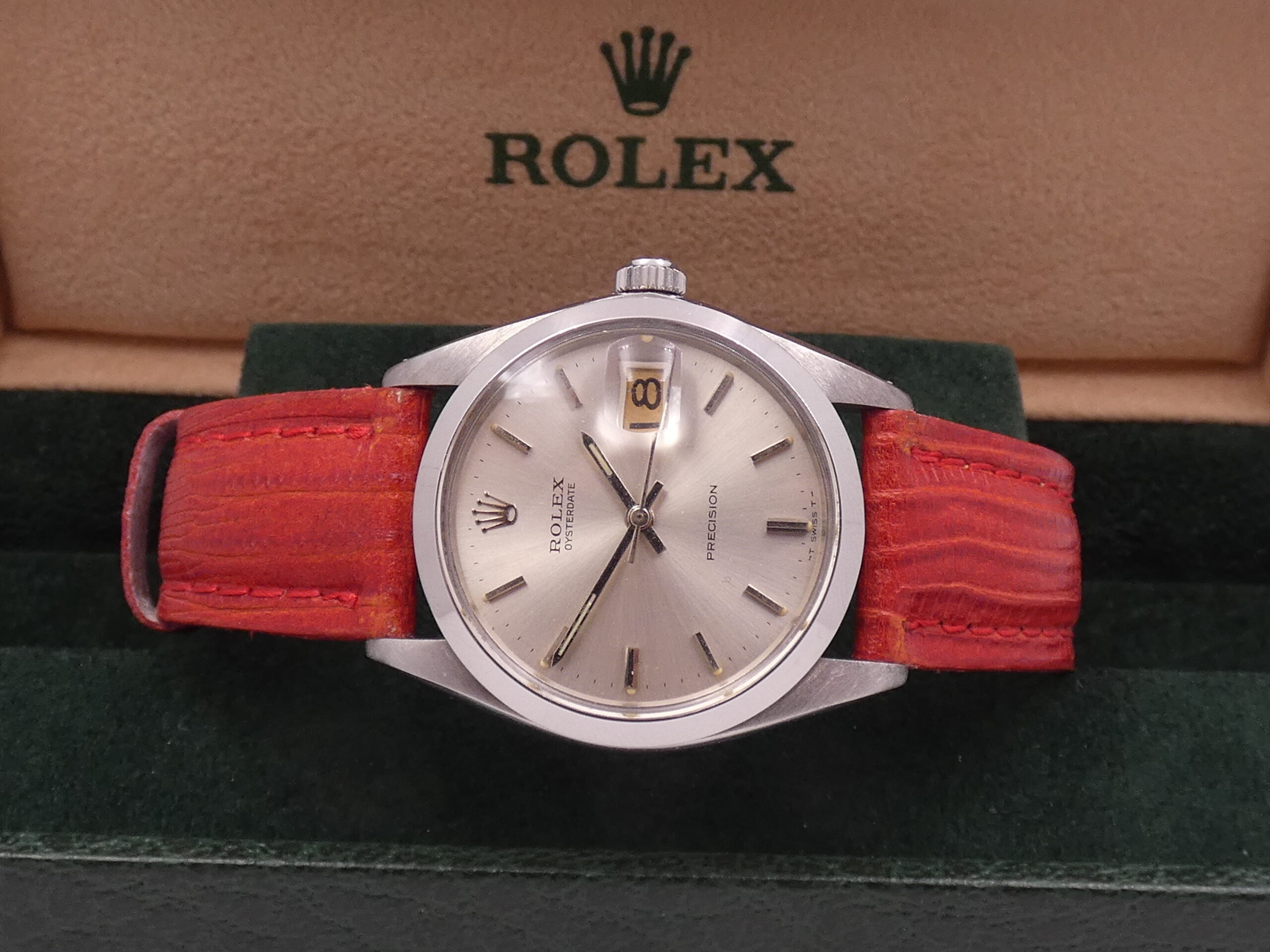 Rolex Oysterdate Precision 6694 Anno 1969 Original Dial Carica Manuale Acciaio Vintage - immagine 4