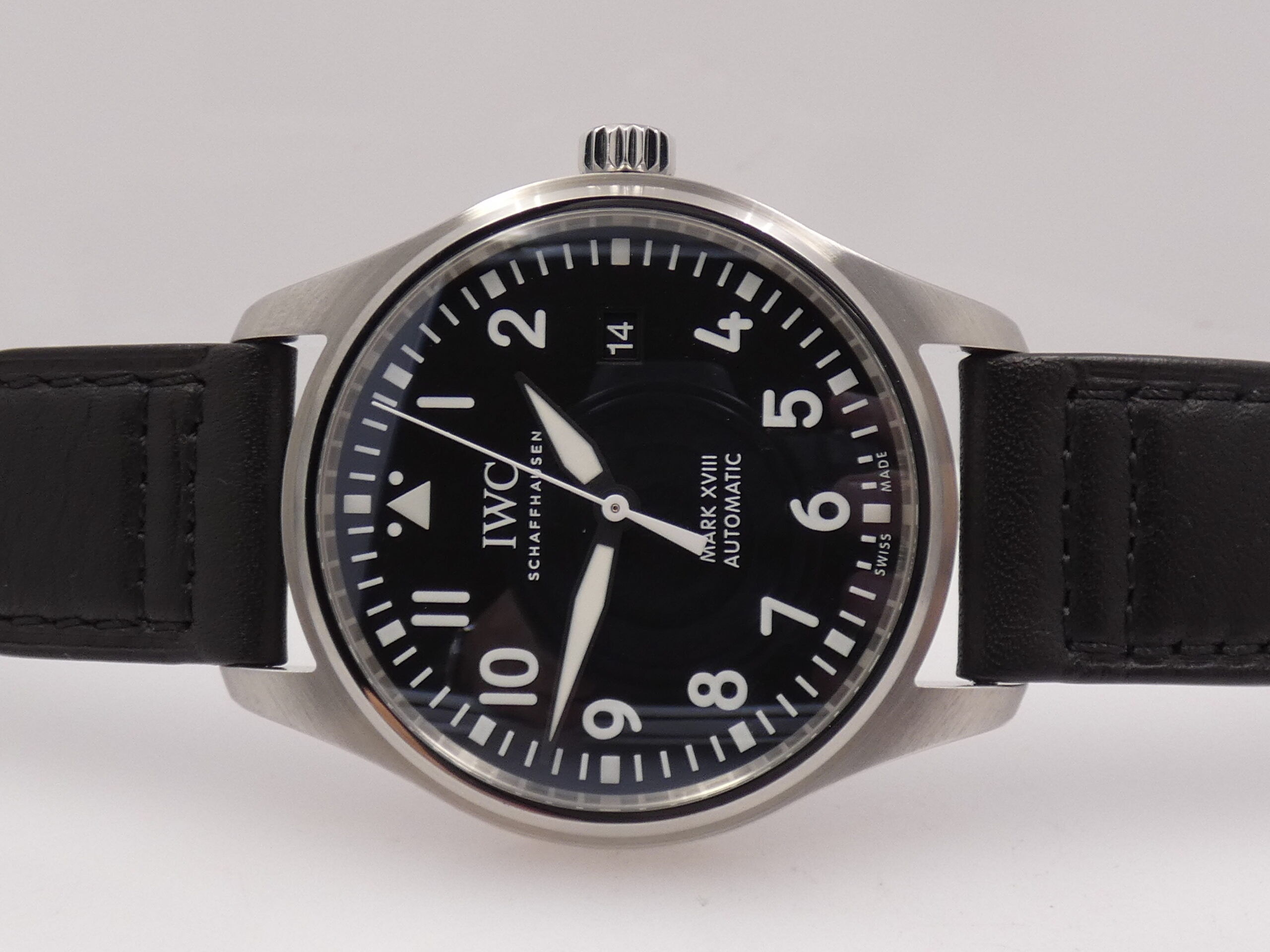 IWC Pilot Mark XVIII IW3270 TOP CONDITION BOX&PAPERS Anno 2019 Automatico Acciaio - immagine 4