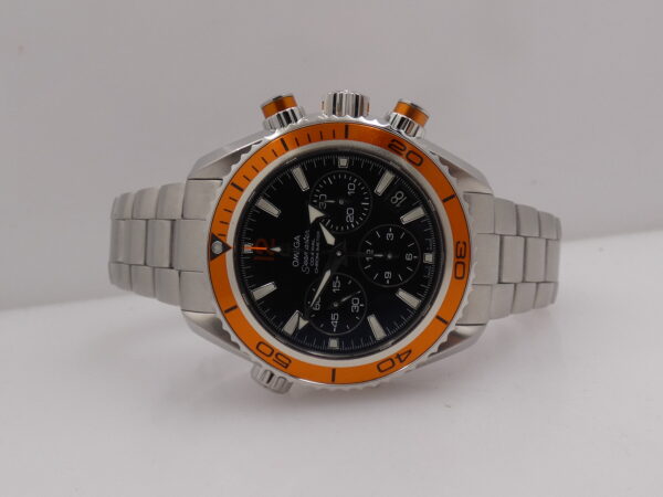 Cronografo Co-Axial Omega Seamaster Planet Ocean LIKE NEW BOX&PAPERS Automatico Acciaio For Ladies Ref. 222.30.38.50.01.002