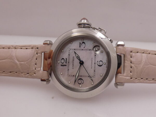 Cartier Pasha C Lady 2324 MOP DIAL Automatico WITH PAPERS Anno 2003 TOP CONDITION W3106499 Acciaio
