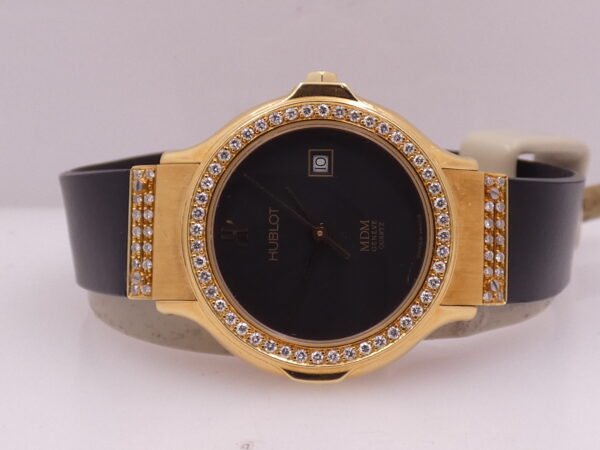 Hublot Classic Fusion MDM Lady Diamond Bezel Oro Massiccio 18Kt ANNI '90s Wonderful 139.10.5