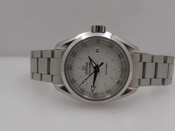 Omega Seamaster Aqua Terra Lady 30mm BOX&PAPERS Anno 2017 Argentè Teak Dial Acciaio Ref. 231.10.30.60.02.001