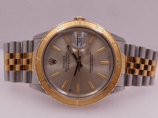 Rolex Datejust Turn-O-Graph 16253 Oro 18Kt & Acciaio BOX&PAPERS By BUCHERER Anno 1986 UNICO PROPRIETARIO Automatico Bracciale Jubilee