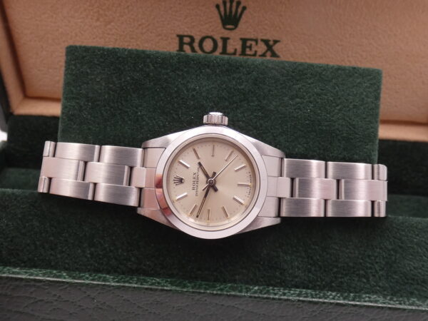 Rolex Oyster Perpetual Lady 67180 Automatico ANNO 1990 TOP CONDITION Braccialato Acciaio