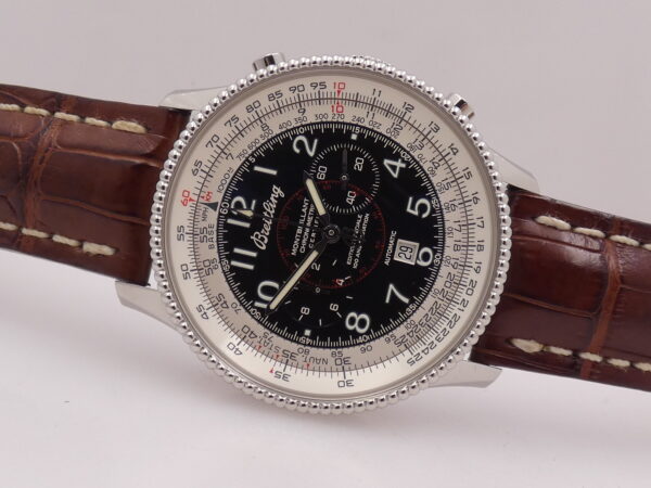 Cronografo Breitling Montbrillant Flyback Special Edition 100 Ans D'Aviation A35330 BOX&PAPERS Automatico TOP CONDITION Anno 2003 Acciaio Chronometre Certifie