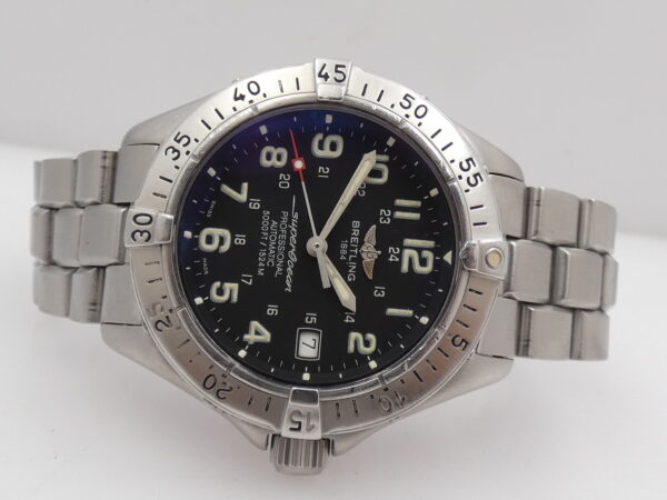 Breitling Superocean Professional 5000ft A17345 WITH BOX Automatico Anni 2000's Braccialato