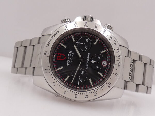 Cronografo Tudor Sport 20300 BOX&PAPERS Automatico ANNO 2008 Black Dial Braccialato Acciaio