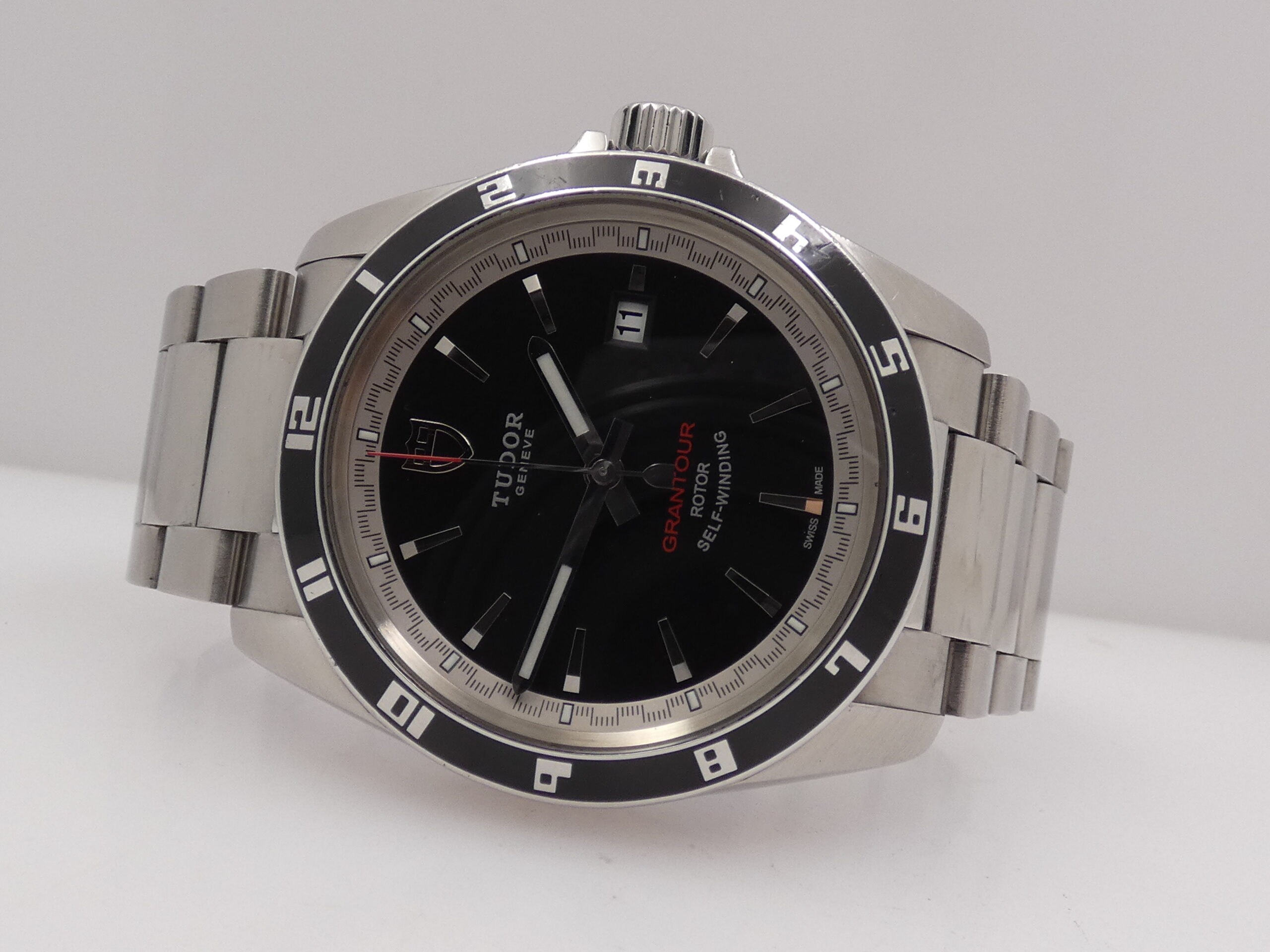Tudor Grantour Date 42mm 20500 Automatico Acciaio Braccialato ANNI '2000 - immagine 5