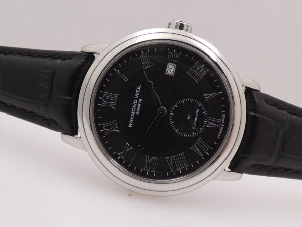 Raymond Weil Maestro 2838 TOP CONDITION WITH BOX Black Dial Automatico Acciaio