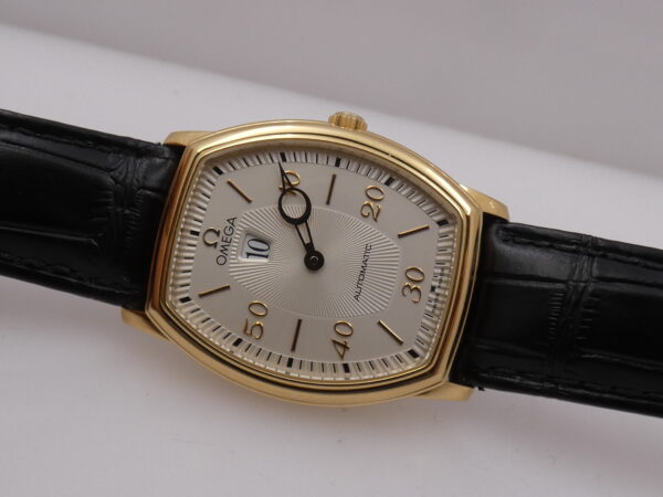 Omega De Ville Prestige Ultra Raro Jumping Hour 4653.31.00 Oro 18Kt BOX&PAPERS TOP CONDITION Anno 2002 Automatico