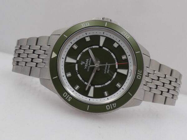 Yema Sous Marine VERDE LIKE NEW BOX&PAPERS Marzo 2024 Automatico Acciaio Braccialato YSMA23Z-ZMS