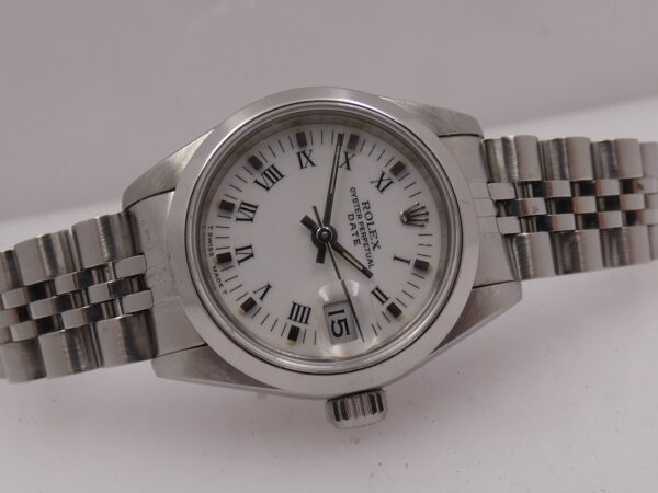 Rolex Oyster Perpetual Lady Date 69160 Bracciale JUBILEE Anno 1985 Automatico Acciaio