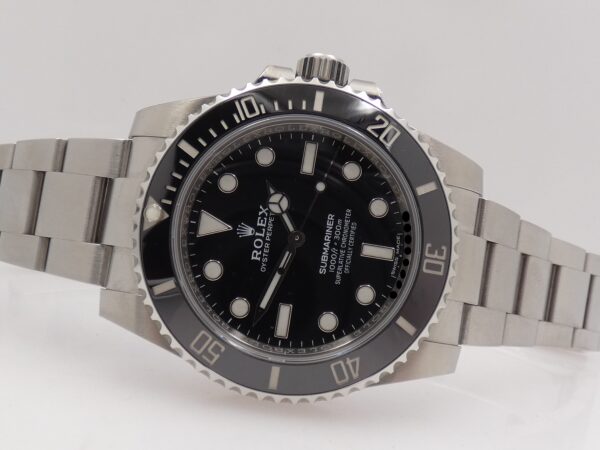 Rolex Submariner No Date 114060 NEW OLD STOCK Full Stickered Chromalight BOX&PAPERS ITALIA 2018 Black Ceramic Bezel Automatico Acciaio