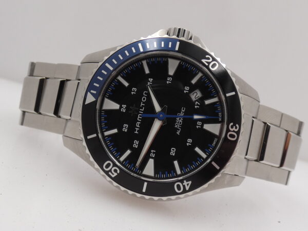 Hamilton Khaki Navy Scuba Batman H823151 BOX&PAPERS Aprile 2024 Automatico Acciaio