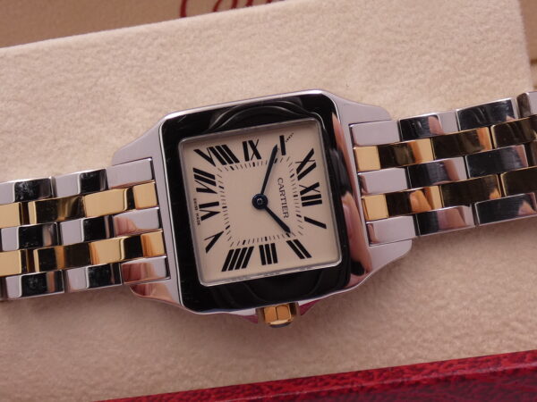 Cartier Santos Demoiselle 26mm BOX&PAPERS Acciaio&Oro 18Kt ANNO 2017 For Ladies 2701 - W25067Z6 TOP CONDITION Wonderful !!!