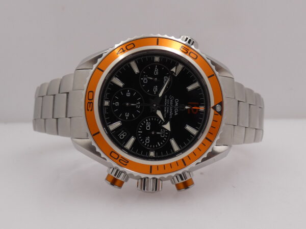 Cronografo Co-Axial Omega Seamaster Planet Ocean LIKE NEW BOX&PAPERS Automatico Acciaio For Ladies Ref. 222.30.38.50.01.002