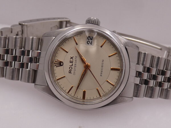 Rolex Oysterdate Precision 30mm 6466 Jubilee ANNO 1962 Carica Manuale Acciaio Vintage