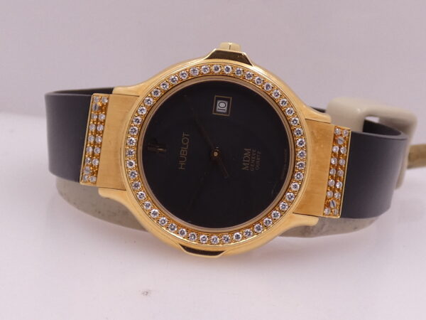 Hublot Classic Fusion MDM Lady Diamond Bezel Oro Massiccio 18Kt ANNI '90s Wonderful 139.10.5