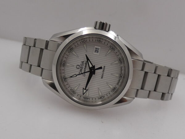 Omega Seamaster Aqua Terra Lady 30mm BOX&PAPERS Anno 2017 Argentè Teak Dial Acciaio Ref. 231.10.30.60.02.001