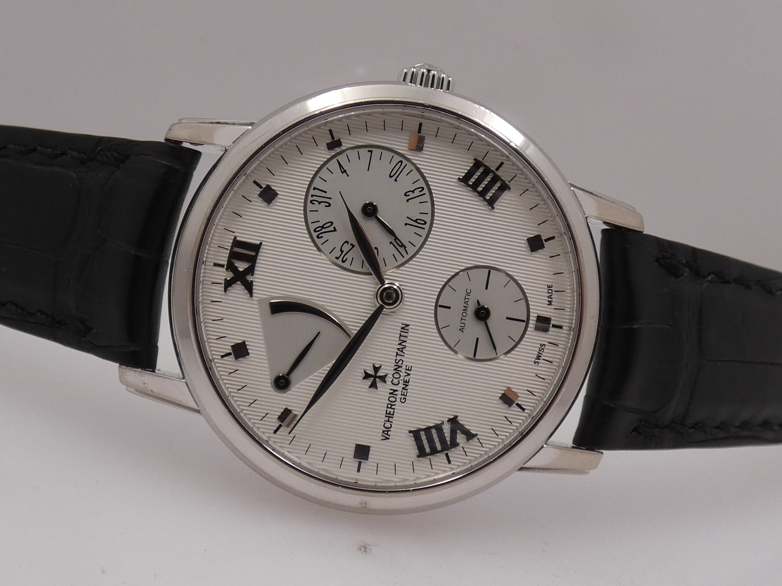 Vacheron Constantin Patrimony Power Reserve Oro Bianco 18Kt Automatico 21Kt Gold Rotor Ref 47200/1 ANNI '2000s - immagine 6