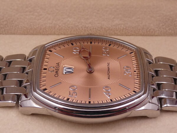 Rarissimo Omega De Ville Prestige Jumping Hour 4553.61.00 Salmon Dial Automatico ANNO 1998 Braccialato Acciaio