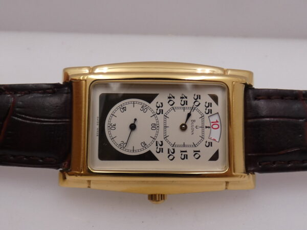 Bulova Saltarello Jumping Hours DA1322 TOP CONDITION 18Kt G.F. BOX&PAPERS '1990s Manuale