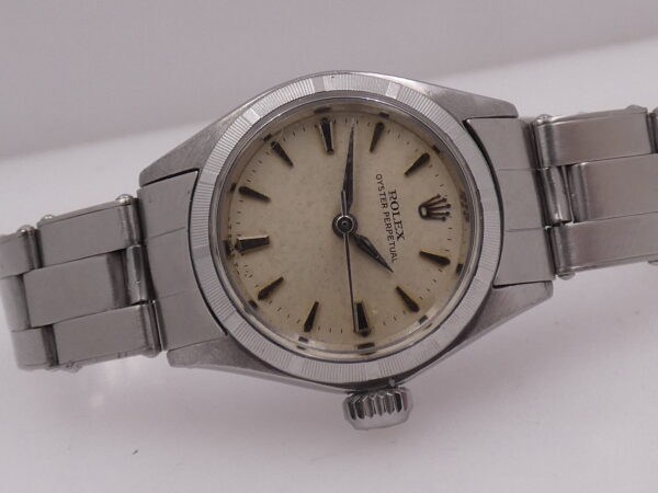 Rolex Oyster Perpetual Lady 26mm 6623 Thunderbird Bezel ANNO 1965 Bracciale a Rivetti Automatico Acciaio