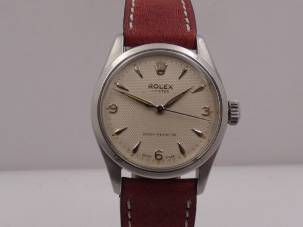 Rolex Oyster Shock-Resisting 6244 Honeycomb Dial ANNO 1953 Carica Manuale Acciaio