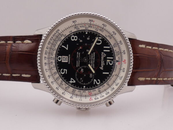 Cronografo Breitling Montbrillant Flyback Special Edition 100 Ans D'Aviation A35330 BOX&PAPERS Automatico TOP CONDITION Anno 2003 Acciaio Chronometre Certifie
