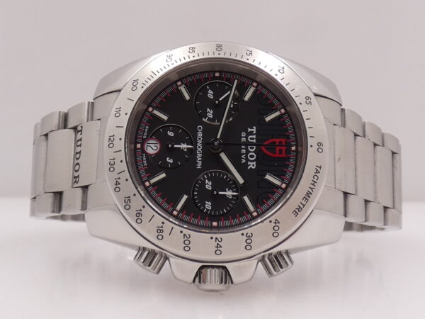 Cronografo Tudor Sport 20300 BOX&PAPERS Automatico ANNO 2008 Black Dial Braccialato Acciaio