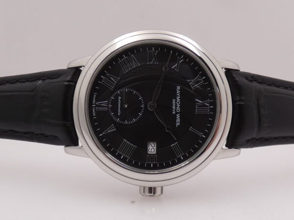 Raymond Weil Maestro 2838 TOP CONDITION WITH BOX Black Dial Automatico Acciaio