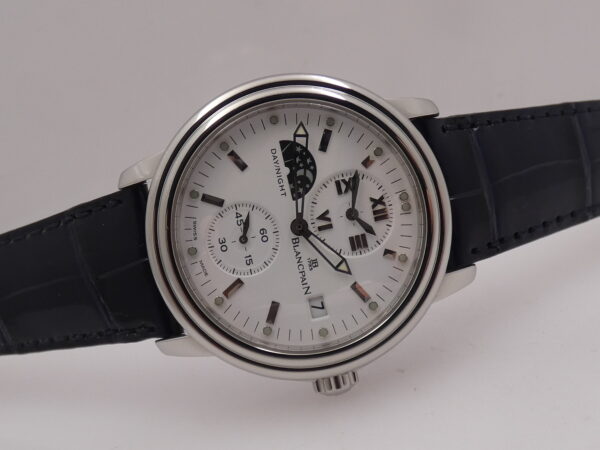 Blancpain Léman Double Time Zone 2160 Day/Night GMT WITH PAPERS Anno 2006 Automatico Acciaio