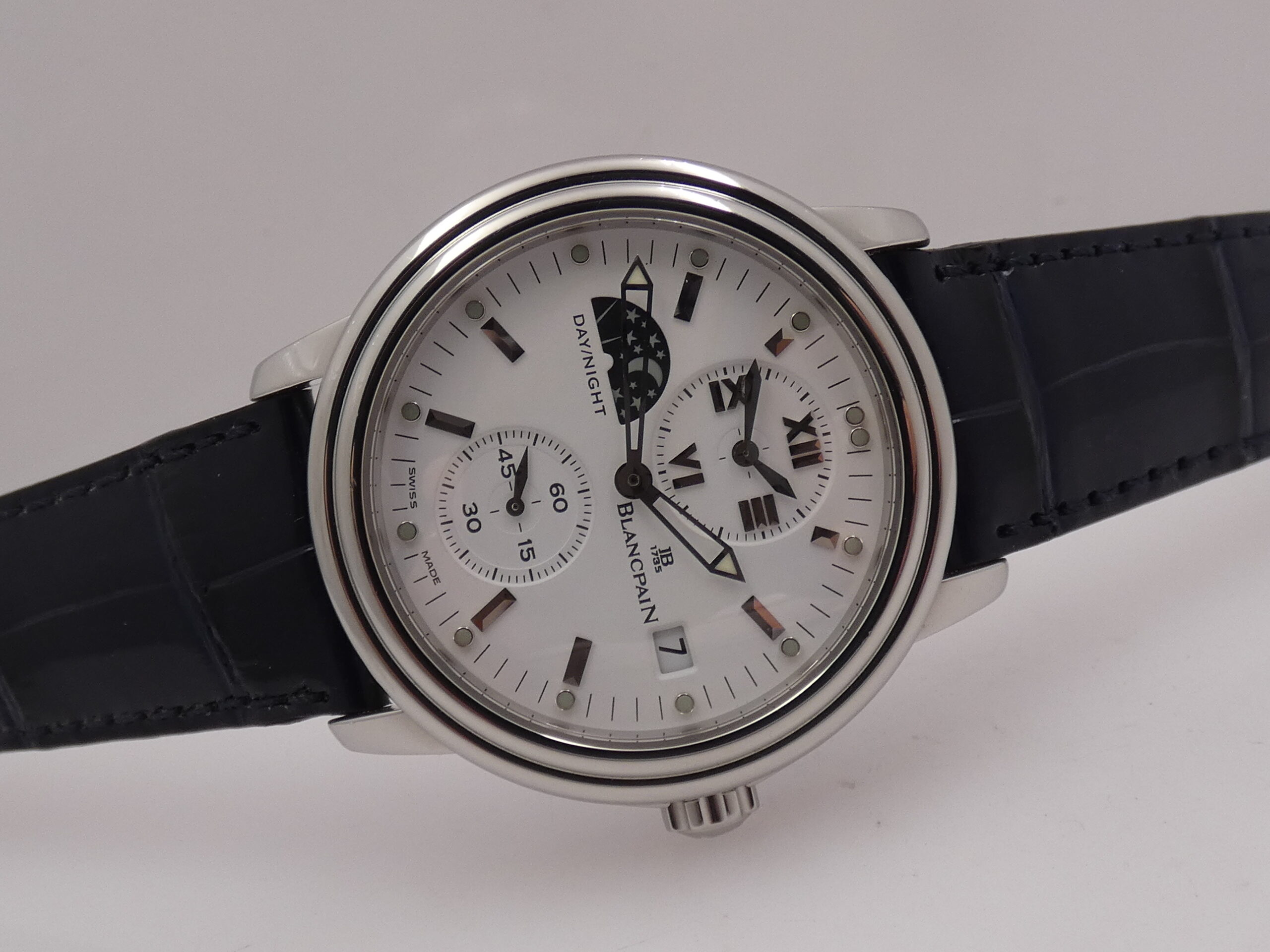 Blancpain Léman Double Time Zone 2160 Day/Night GMT WITH PAPERS Anno 2006 Automatico Acciaio - immagine 6