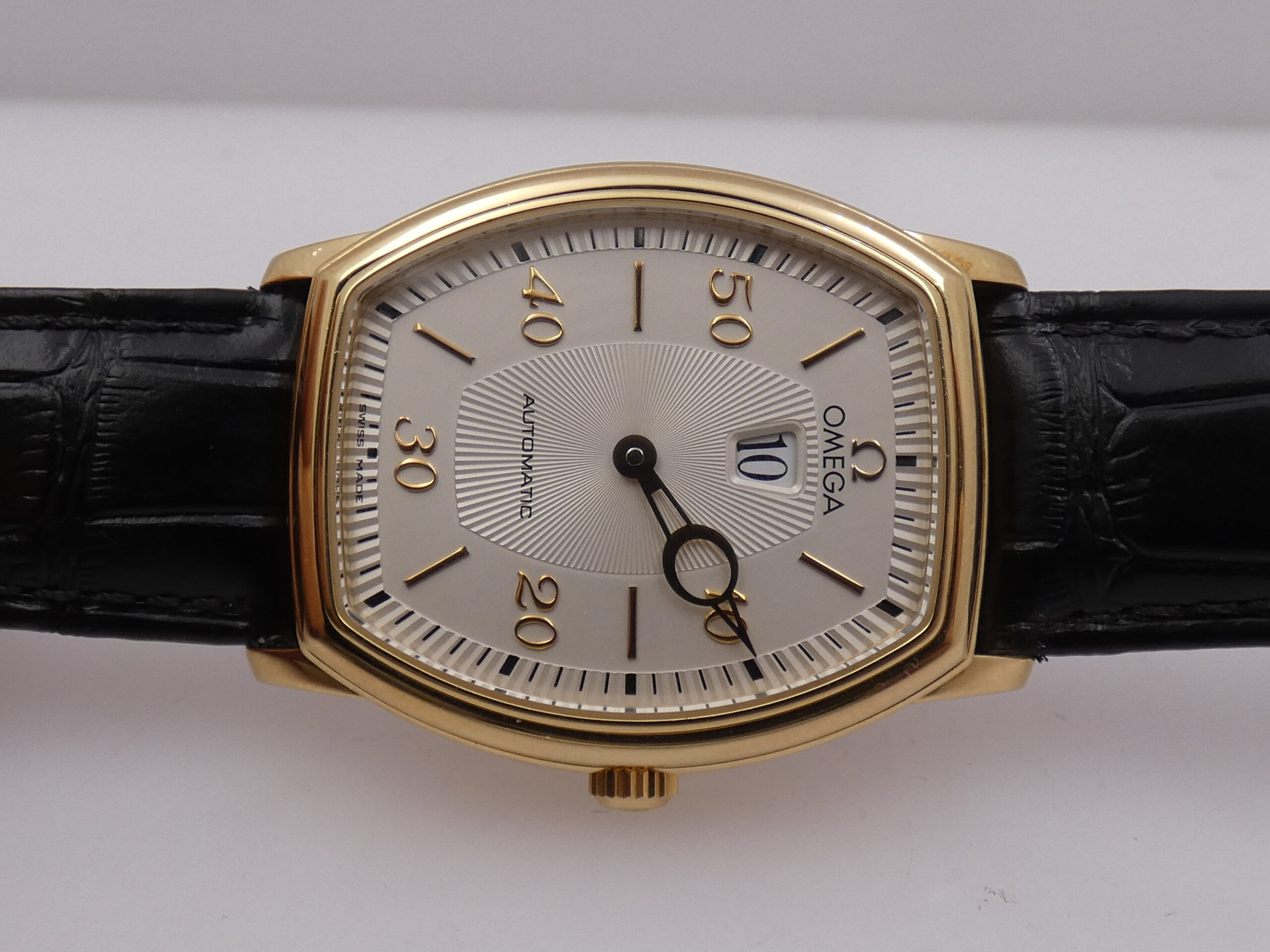 Omega De Ville Prestige Ultra Raro Jumping Hour 4653.31.00 Oro 18Kt BOX&PAPERS TOP CONDITION Anno 2002 Automatico - immagine 6