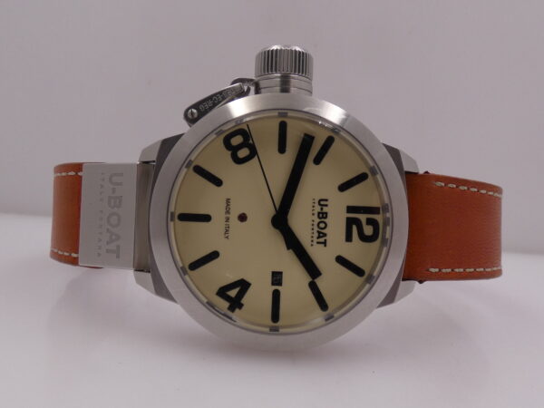 U-Boat Classico Italo Fontana 45mm 7126 BOX&PAPERS Anno 2012 Ivory Dial Automatico Acciaio