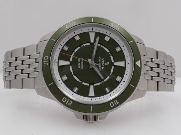 Yema Sous Marine VERDE LIKE NEW BOX&PAPERS Marzo 2024 Automatico Acciaio Braccialato YSMA23Z-ZMS