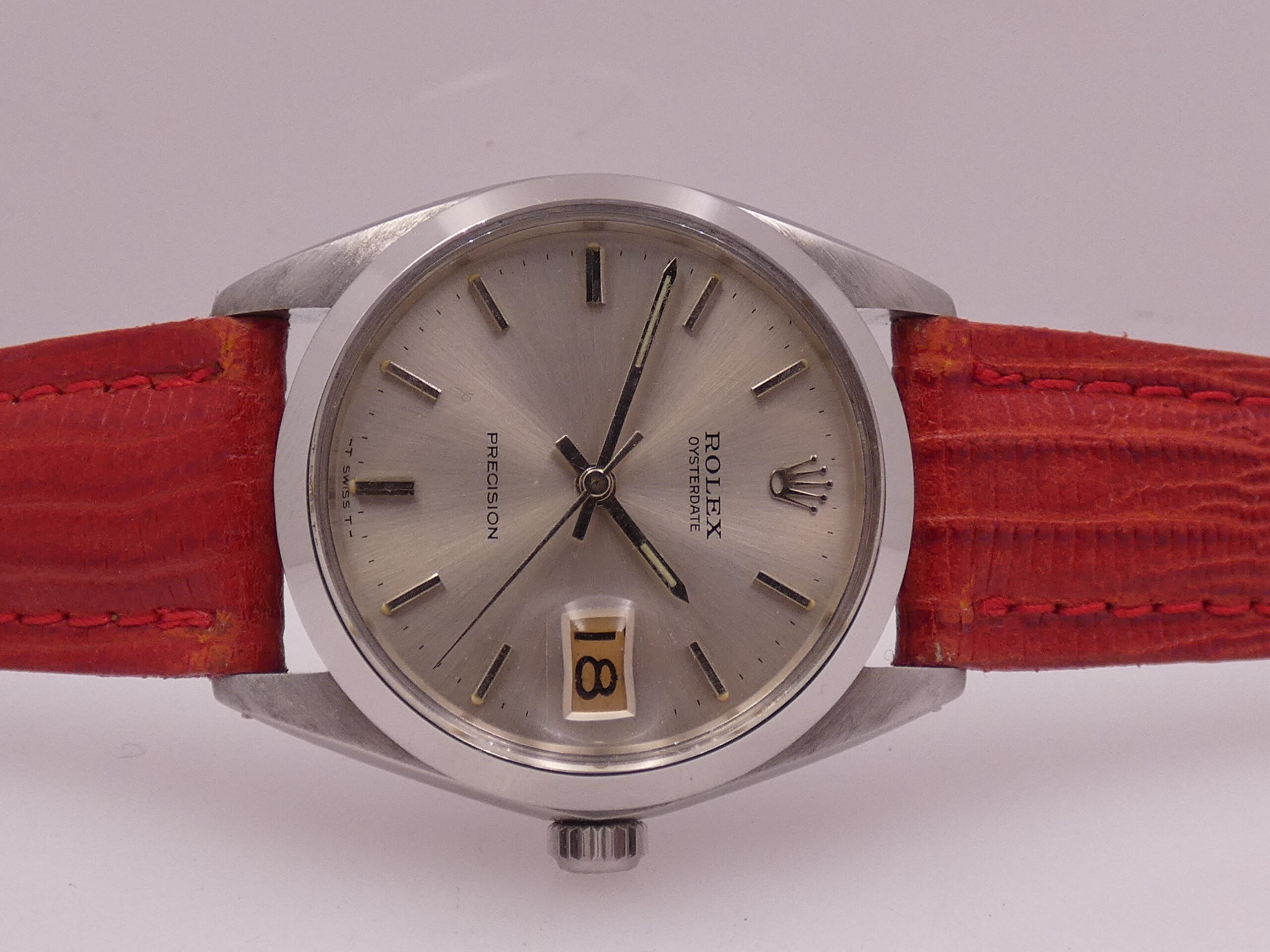 Rolex Oysterdate Precision 6694 Anno 1969 Original Dial Carica Manuale Acciaio Vintage - immagine 6