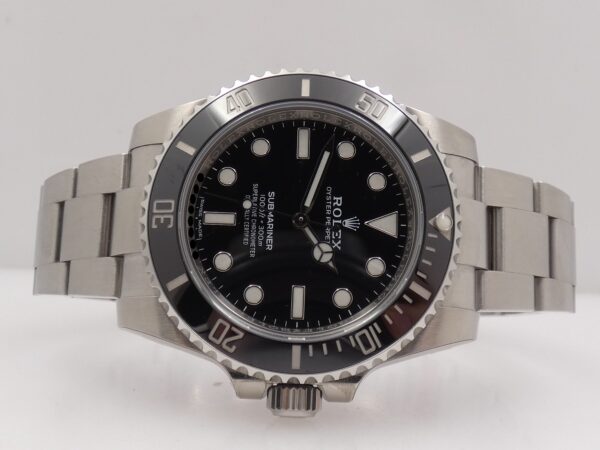 Rolex Submariner No Date 114060 NEW OLD STOCK Full Stickered Chromalight BOX&PAPERS ITALIA 2018 Black Ceramic Bezel Automatico Acciaio
