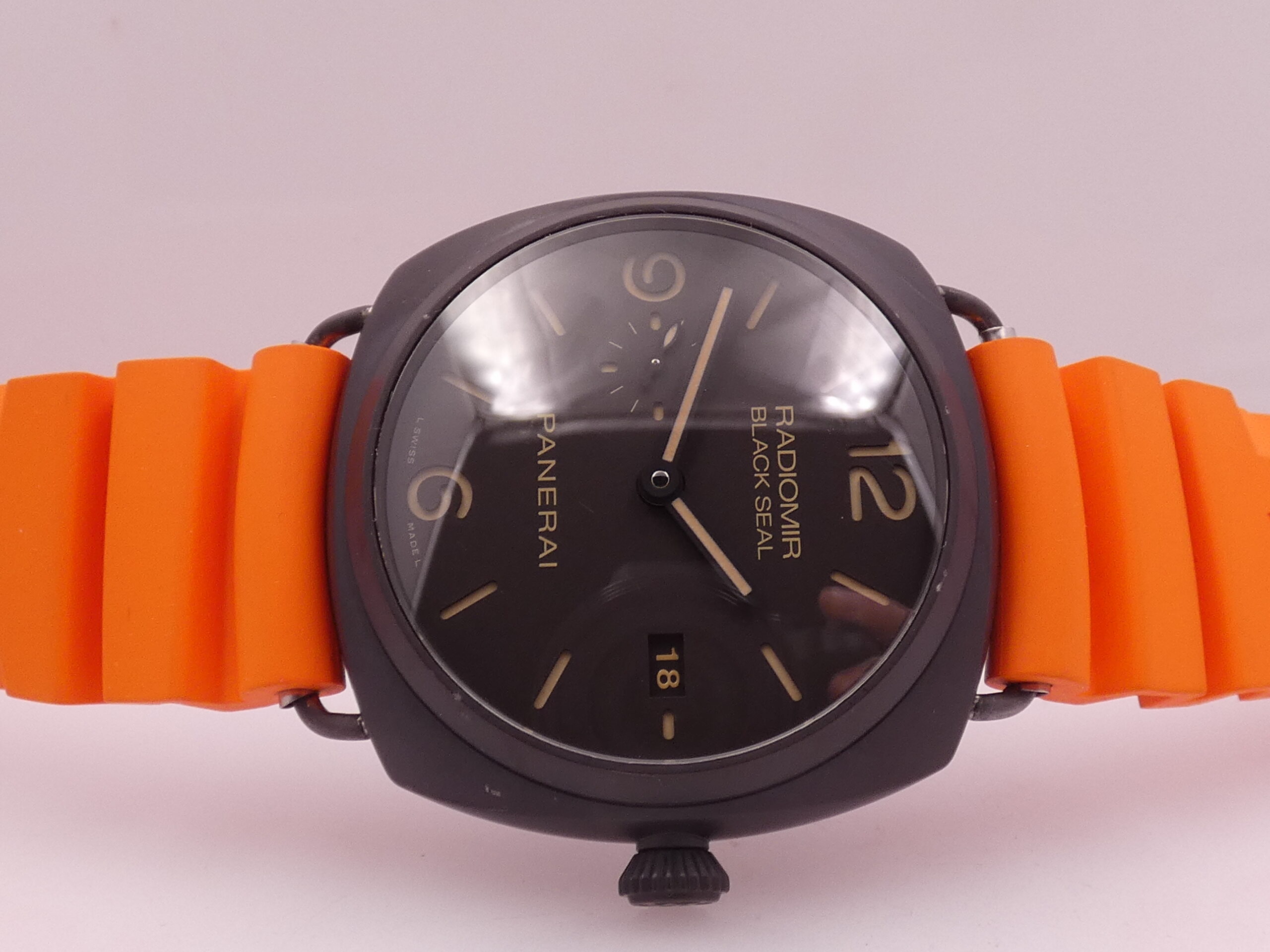 Panerai Radiomir Black Seal 3 Days Automatic Composite PAM00505 BOX&PAPERS STICKERS Automatic OP6959 Ceramic Anno 2014 - immagine 7