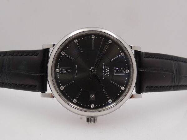 IWC Portofino Automatic 37mm DIAMONDS DIAL BOX&PAPERS Anno 2018 IW458102 Acciaio